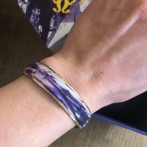 Rustic Cuff Marbled Bracelet